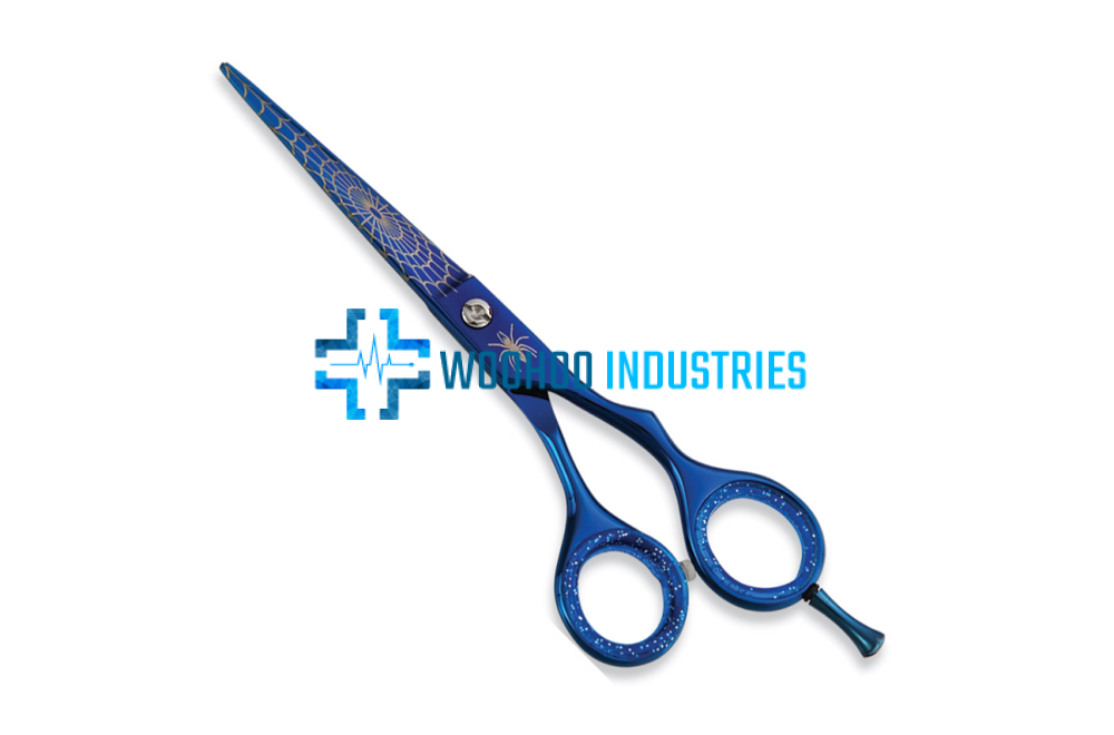 WI-1589 Blue hairdressing scissors