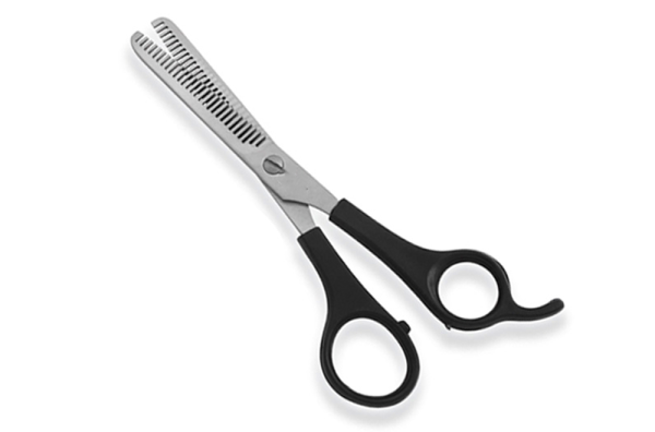 Black Handle Thinning Scissors