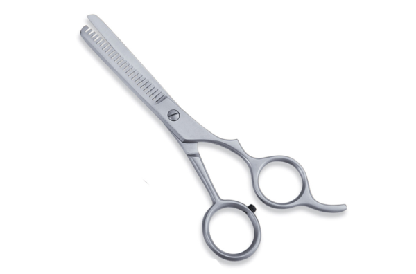 Matte Silver Hairdressing Scissors