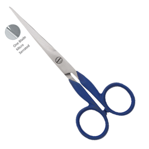 Scissors With Blue Handle