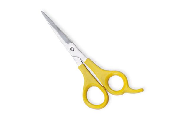 Yellow Precision Hair Scissors