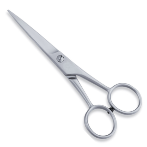 Matte Silver Barber Scissors