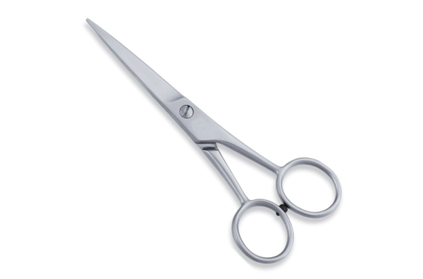 Matte Silver Barber Scissors