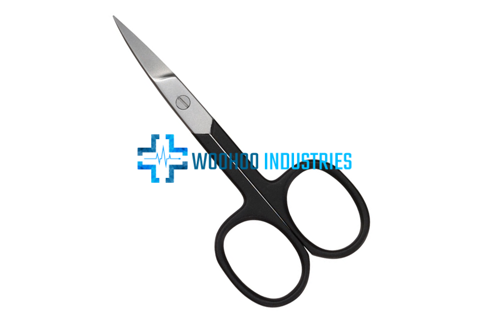 WI-1732 Black Stainless Steel Cuticle Scissors