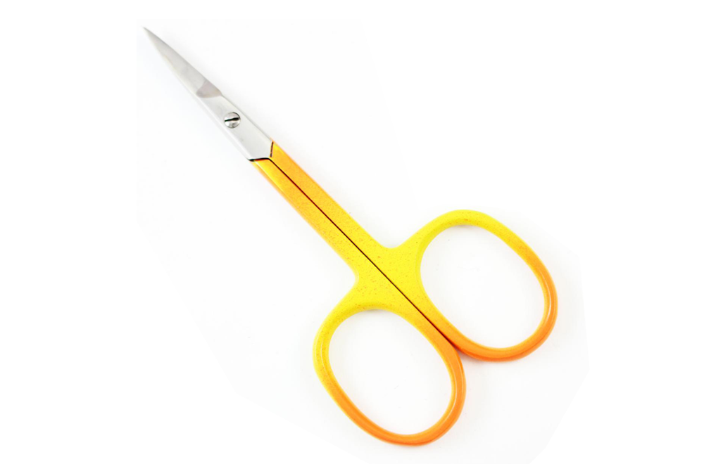WI-1737 Yellow Handle Cuticle Scissors