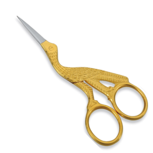 Gold Stork Cuticle Scissors