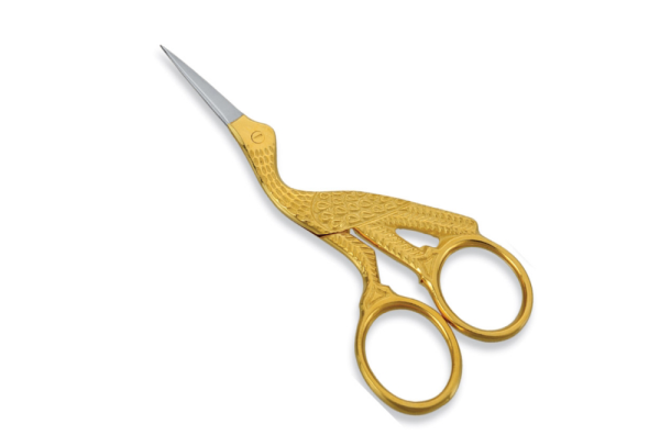 Gold Stork Cuticle Scissors