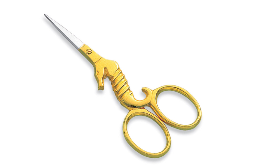 WI-1750 Seahorse Gold-Plated Scissors
