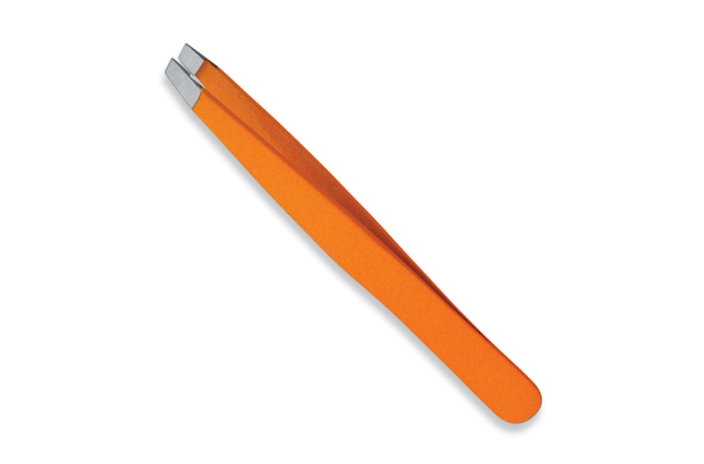 WI-1837 Orange Eyebrow Tweezers