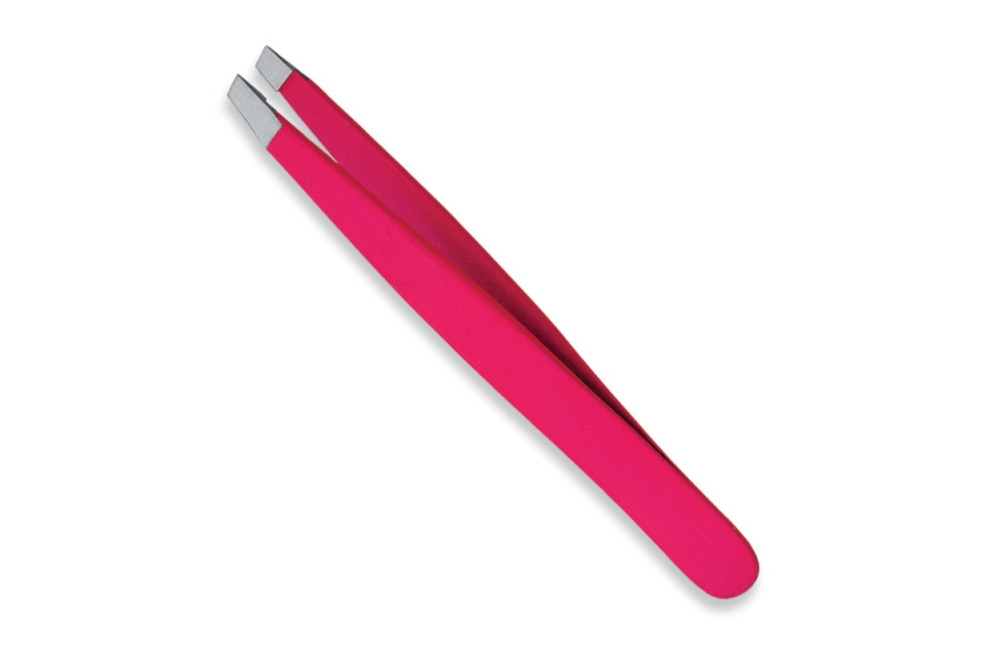 WI-1838 Pink Eyebrow Tweezers