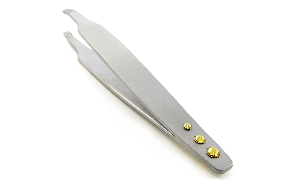 WI-1867 Silver Eyebrow Tweezers