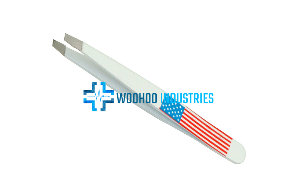 WI-1869 American tattoo Eyebrow Tweezers