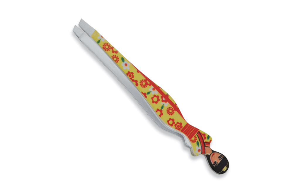 WI-1879 Doll Grip Floral Tweezers