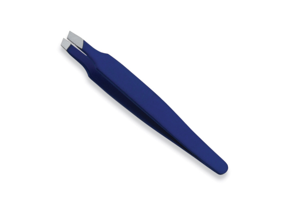 WI-1882 Blue Eyebrow Tweezers