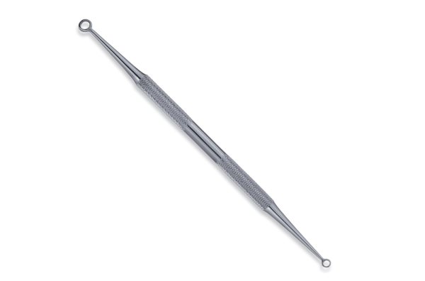 Stainless steel comedo extractor