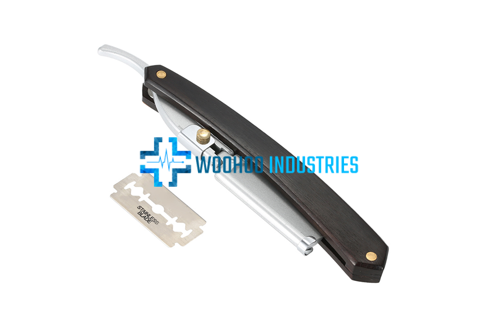 WI-1915 Black Folding Precision Shavette